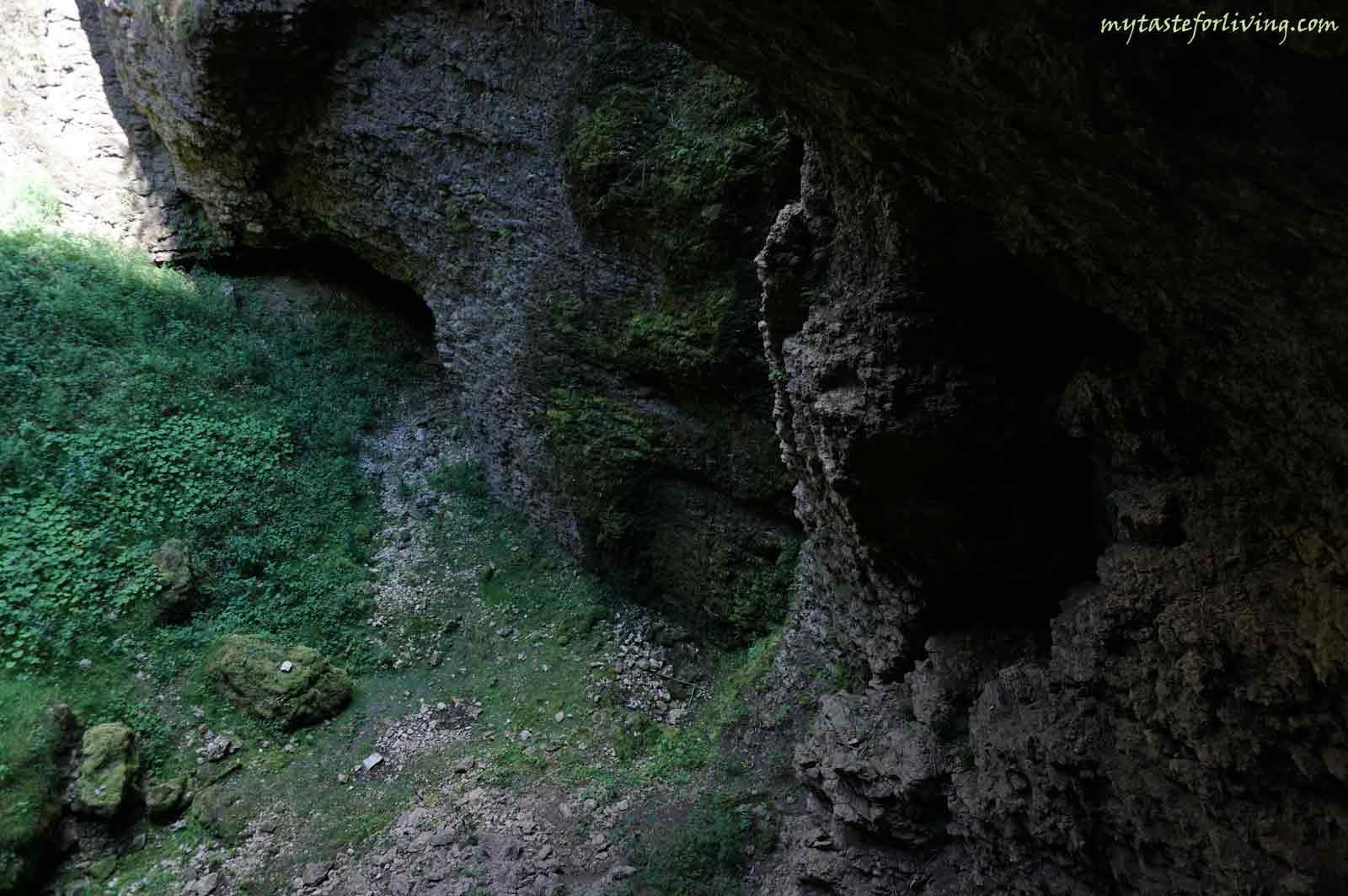 Big Garvanitsa cave is located between the villages of Gorsko Slivovo and Karpachevo, Lovech district, Bulgaria. It is a vertical cave with a depth of over 60 meters and a length of 275 meters.