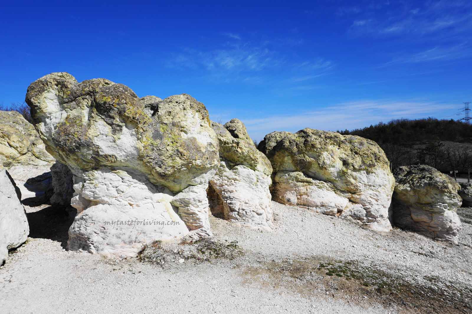 Природният феномен Каменните гъби е забележителност, която си струва да посетите, ако минавате в близост до село Бели пласт (което се намира до пътя Хасково-Кърджали). Известни са още под името Скални гъби, а местните ги наричат Мантаркая. 