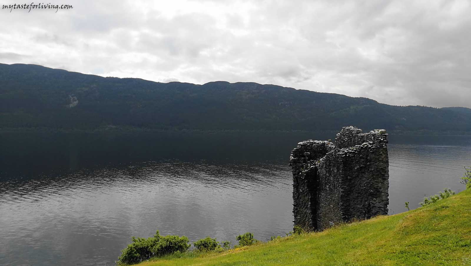 Urquhart is one of Scotland's largest castles. Its ruins are located on the shores of the famous and creepy Loch Ness lake.