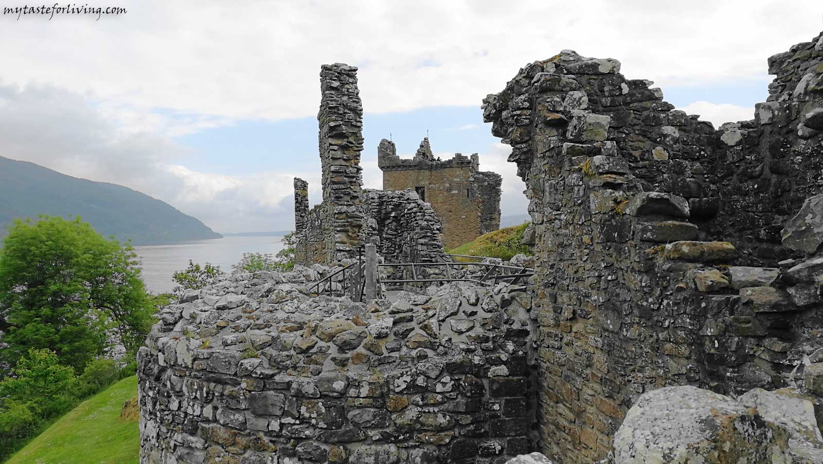 Urquhart is one of Scotland's largest castles. Its ruins are located on the shores of the famous and creepy Loch Ness lake.